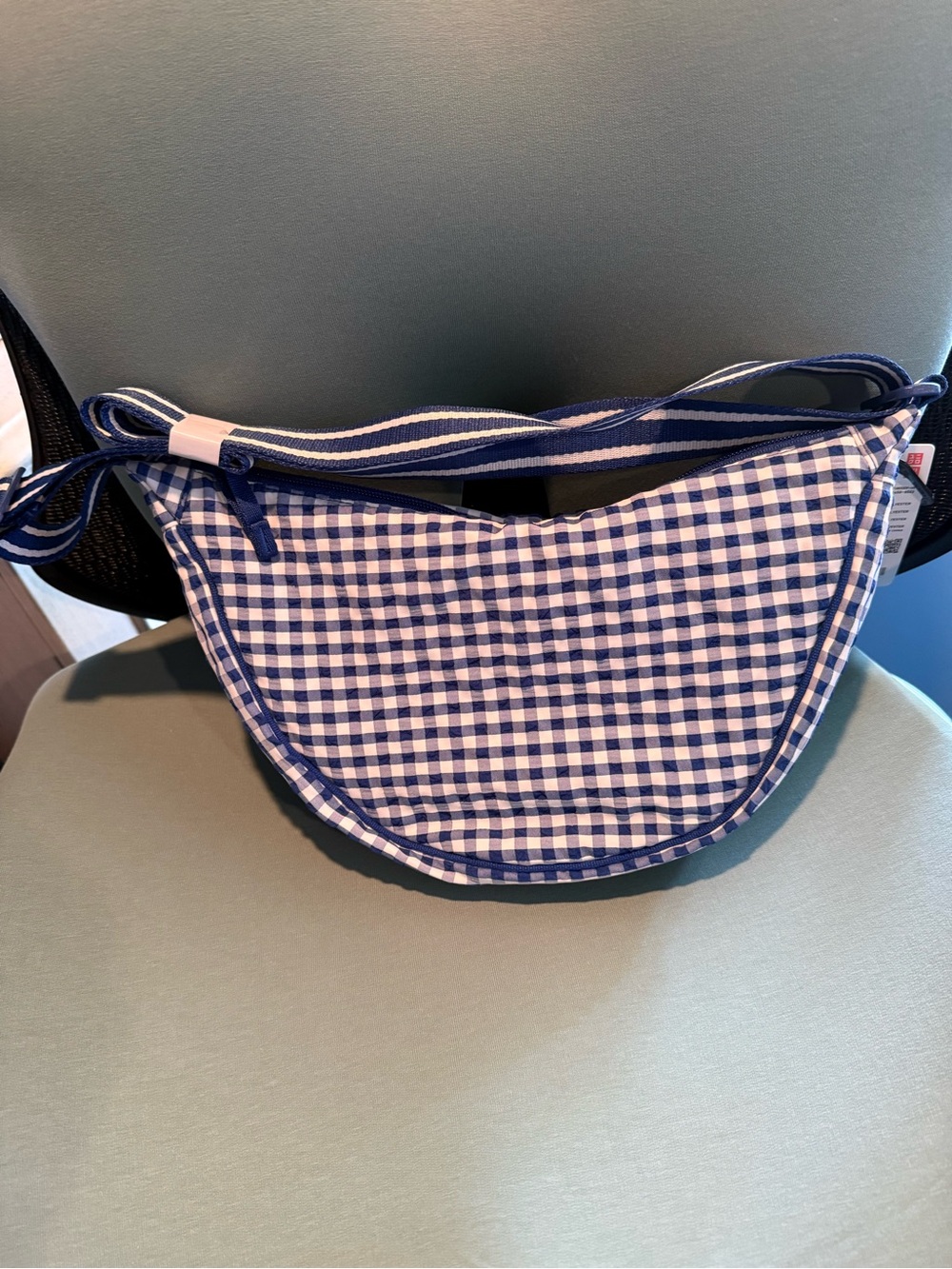 Uniqlo Round Mini Shoulder Bag Blue NWT